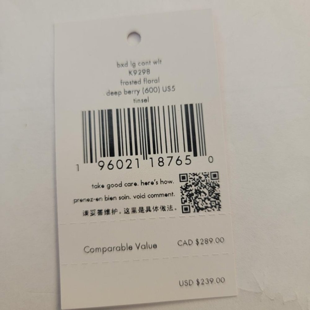 Kate Spade Women Large Continental Wallet Deep Berry Multi, NWT - Picture 7 of 7